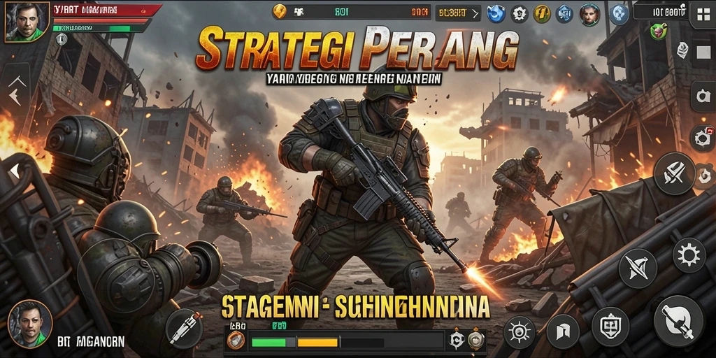 Tampilan gameplay yang mendebarkan dalam 5RT, penuh strategi dan aksi.