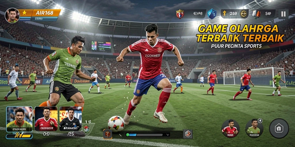 Tampilan gameplay AIR168 yang mendebarkan dalam olahraga.