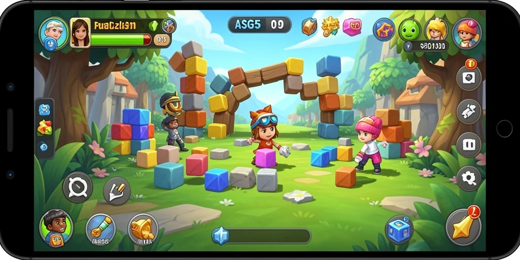 Tampilan gameplay ASG55 yang memukau dan penuh tantangan.