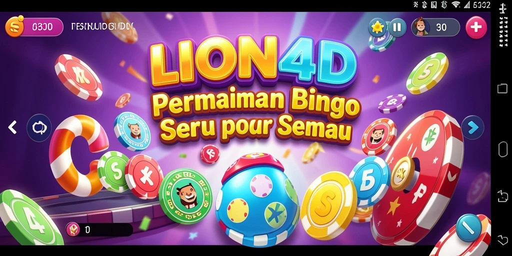 Tampilan gameplay menarik dengan suasana bingo yang seru.