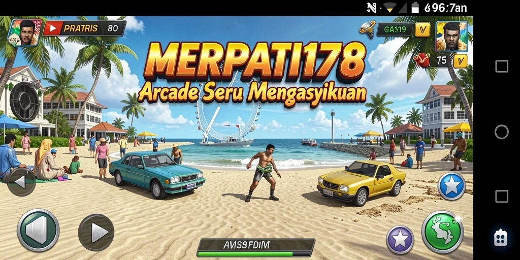 Tangkapan layar gameplay MERPATI178 menampilkan aksi seru dalam permainan Arcade.