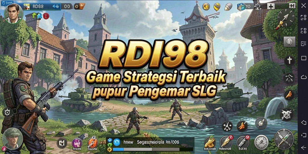 Tampilan epik pertarungan strategi di RDI88.