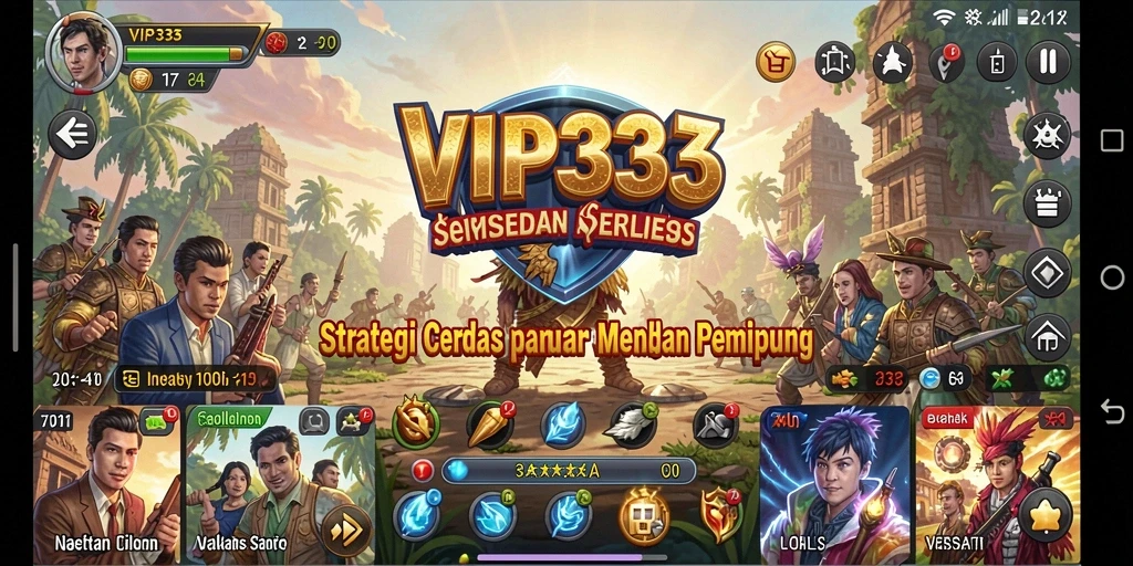 Tampilan gameplay VIP333 yang penuh strategi dan taktik.